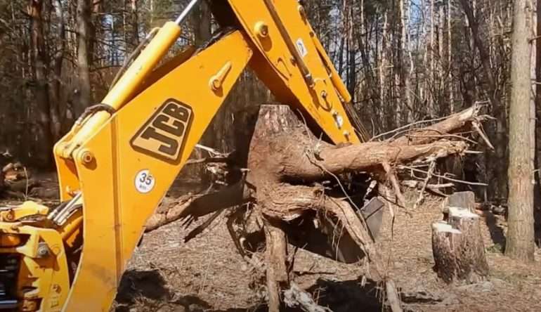 Корчевка пней как первый шаг к созданию сада или огорода